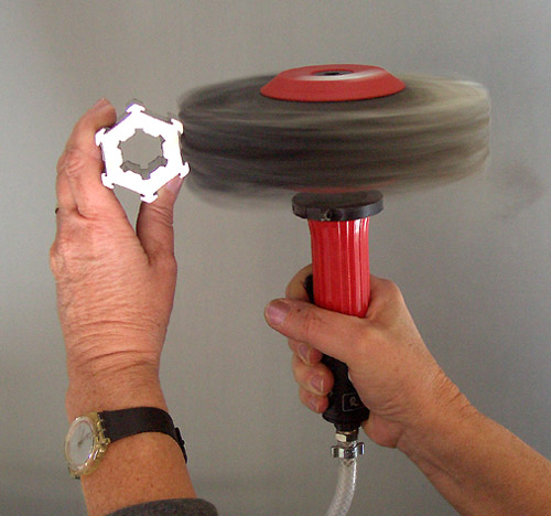 Photo of a QuickWood Metal hand sander